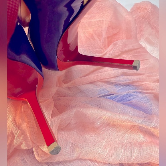 Christian Louboutin Pumps Blue, yellow and Red High Heels - Picture 6 of 17